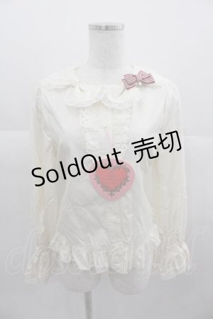 画像: BABY,THE STARS SHINE BRIGHT / Pomme rougeブラウス  生成り I-25-06-29-022-BA-BL-HD-ZI