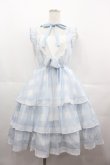 mellfy memory / Fairy love Gingham check ワンピース サックス
