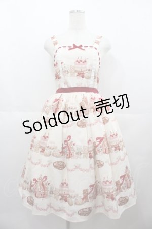 画像: axes femme kawaii / お菓子の家柄ジャンスカ M 生成り I-25-07-06-077-AX-OP-HD-ZI