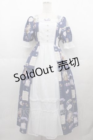 画像: axes femme Kawaii / 10thアニバーサリーワンピース  紺 I-25-07-06-079-AX-OP-HD-ZH