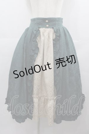 画像: axes femme kawaii / ロココスカート  グリーン I-25-07-06-090-AX-SK-HD-ZI