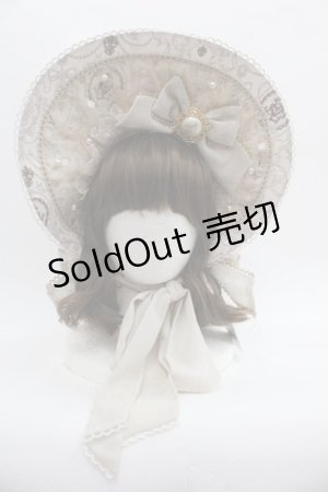 画像: Angelic Pretty / Antoinette Decorationボンネット  アイボリー I-25-07-06-112-AP-AC-HD-ZI
