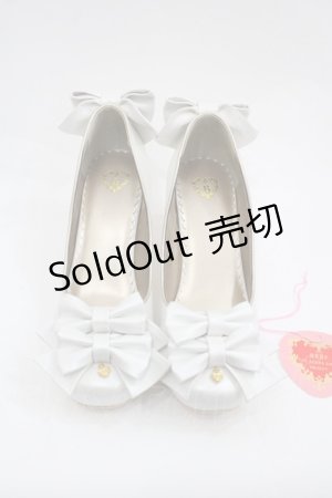 画像: BABY,THE STARS SHINE BRIGHT / Marie Antoinette パンプス M 白 I-25-07-06-121-BA-SH-HD-ZI