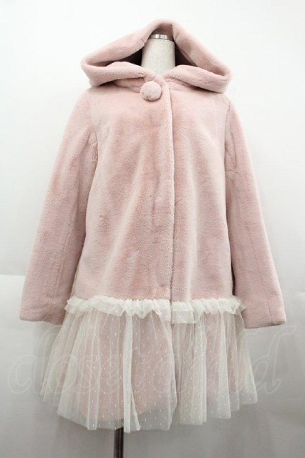 画像1: mille fille closet by LODISPOTTO / ふわふわエンジェルSweetファーコート  ピンク I-25-07-06-032-LO-CO-HD-ZI (1)