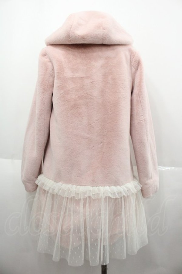 画像2: mille fille closet by LODISPOTTO / ふわふわエンジェルSweetファーコート  ピンク I-25-07-06-032-LO-CO-HD-ZI (2)