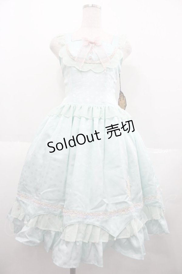 画像1: ALICE and the PIRATES / Rainy day’s memoryジャンパースカート  サックス I-25-07-06-034-PA-OP-HD-ZI (1)