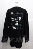 画像2: Candy Stripper / I lose sight of youカットソー  黒ｘ白 I-25-07-09-046-PU-TO-HD-ZI (2)