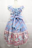 画像2: Angelic Pretty / MELODY TOYSハイウエストジャンパースカート  サックス I-25-07-09-061-AP-OP-HD-ZI (2)