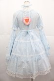 画像2: BABY,THE STARS SHINE BRIGHT / はわせドールワンピース&ヘッドドレス  サックス I-25-07-09-065-BA-OP-HD-ZI (2)