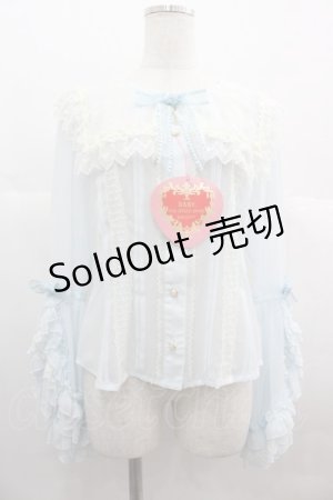 画像: BABY,THE STARS SHINE BRIGHT / St.Mary Holy Cardブラウス  サックス I-25-07-09-012-BA-BL-HD-ZI