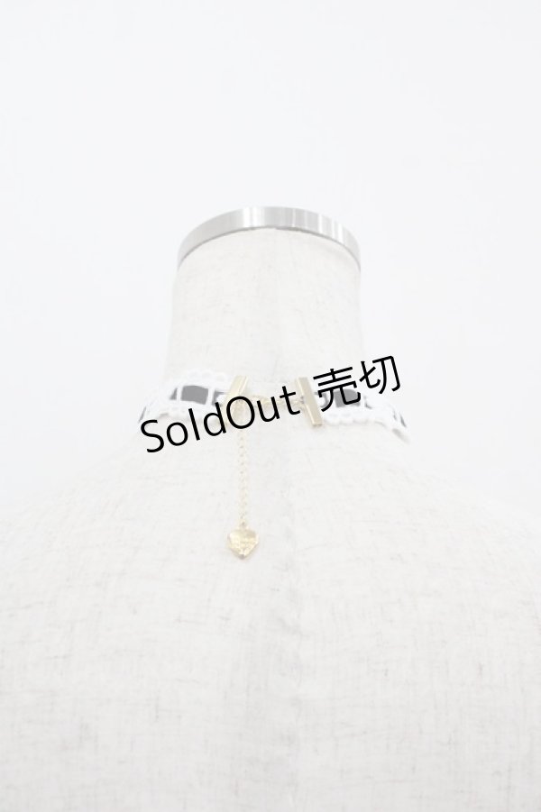 画像2: Angelic Pretty / Sweet Dotリボンチョーカー  黒Ｘ白 I-25-07-09-117-AP-AC-HD-ZI (2)