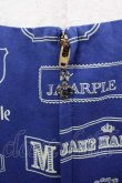 画像3: Jane Marple / ロゴプリントスクエアドレス  青 I-25-07-16-056-JM-OP-HD-ZI (3)