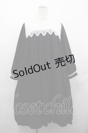 画像: SERAPHIM / テレーズワンピース  黒Ｘ白 I-25-07-16-069-LO-OP-HD-ZI