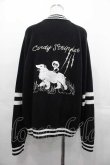 画像2: Candy Stripper / PEPE SOUVENIR KNIT JUMPER  黒Ｘ白 I-25-07-16-074-PU-OP-HD-ZI (2)