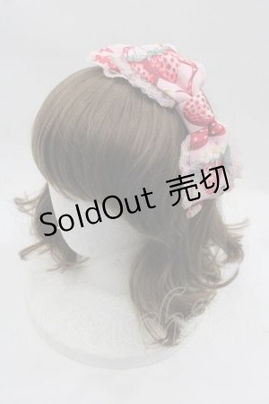 画像: Angelic Pretty / Strawberry Dollカチューシャ  ピンク I-25-07-16-114-AP-AC-HD-ZI