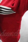 画像3: Leur Getter / ストライプリボン カーディガン  赤Ｘ黒Ｘ白 I-25-07-16-012-LU-TO-HD-ZI (3)