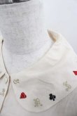 画像3: Jane Marple / トランプ刺繍ブラウス  アイボリー I-25-07-16-003-JM-BL-HD-ZI (3)