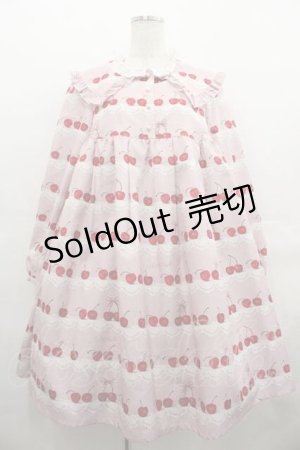 画像: Shirley Temple / チェリースカラップレースワンピース 154〜162CM ピンク I-25-07-19-055-ET-OP-HD-ZI