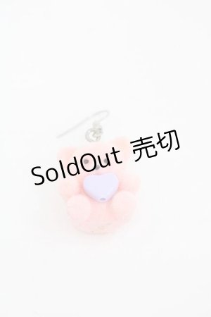 画像: LOLITAその他(お買取対象外) / くまさんピアス  ピンクＸシルバー I-25-07-19-082-LO-AC-HD-ZI