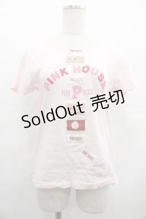 画像: PINK HOUSE CHELSEA / ロゴワッペンTシャツ 3(M) ピンク I-25-07-19-035-EL-TO-HD-ZI