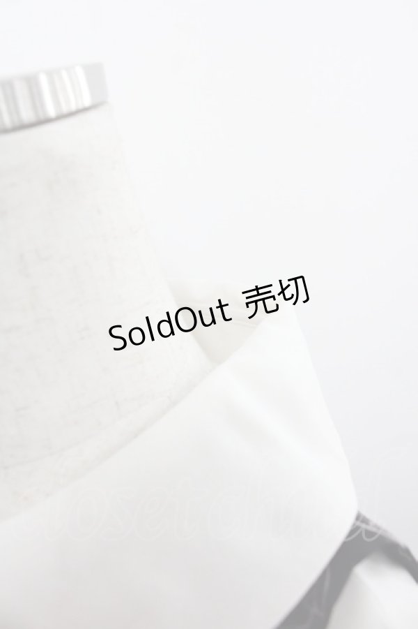 画像3: E hyphen world gallery / Aliceエプロンワンピース  黒Ｘ白 I-25-07-23-048-LO-OP-HD-ZI (3)