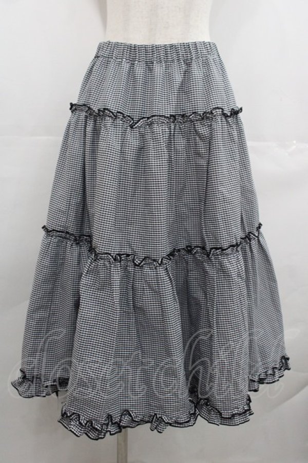 画像1: m petit by misako / NINA'Sギャザースカート M 黒 I-25-07-23-069-LO-SK-HD-ZI (1)