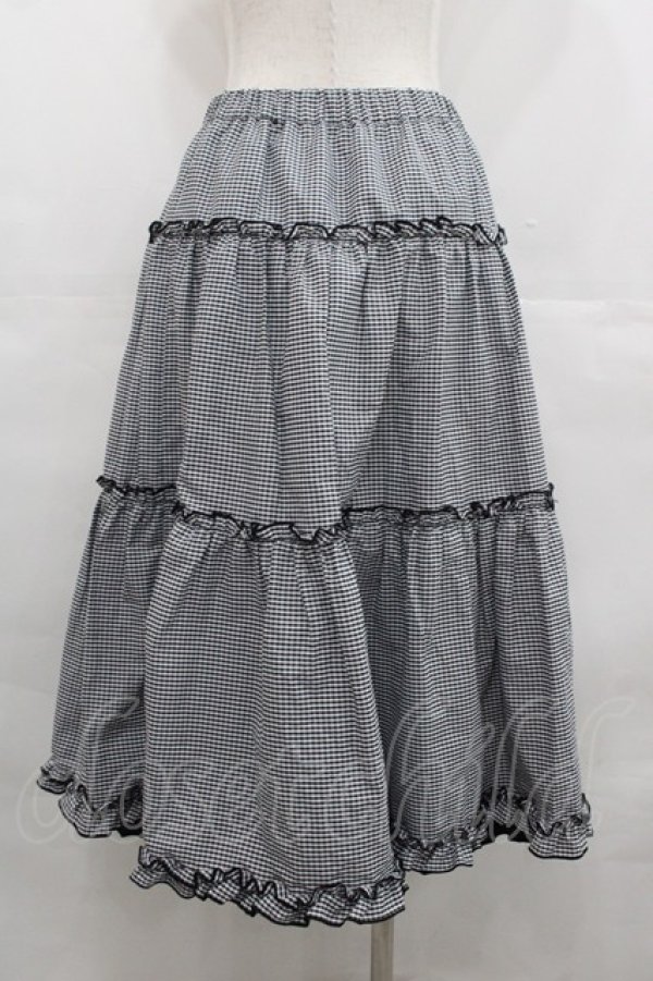 画像2: m petit by misako / NINA'Sギャザースカート M 黒 I-25-07-23-069-LO-SK-HD-ZI (2)