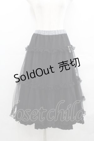 画像: m petit by misako / NINA'Sギャザースカート S 黒 I-25-07-23-070-LO-SK-HD-ZI