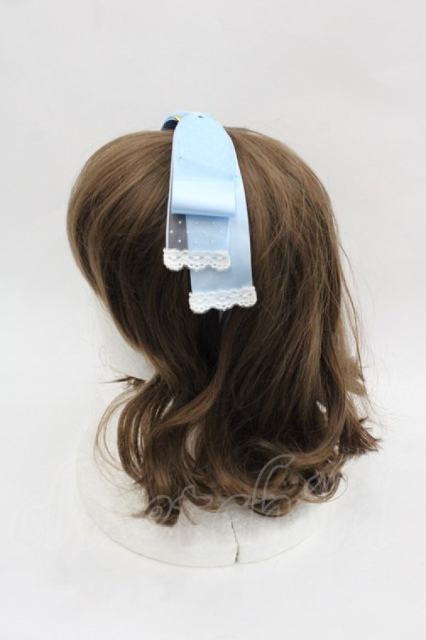 画像2: Angelic Pretty / SheerドットMichelleカチューシャ  サックス I-25-07-23-107-AP-AC-HD-ZI (2)