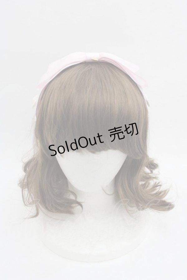 画像1: Angelic Pretty / SheerドットMichelleカチューシャ  ピンク I-25-07-23-108-AP-AC-HD-ZI (1)