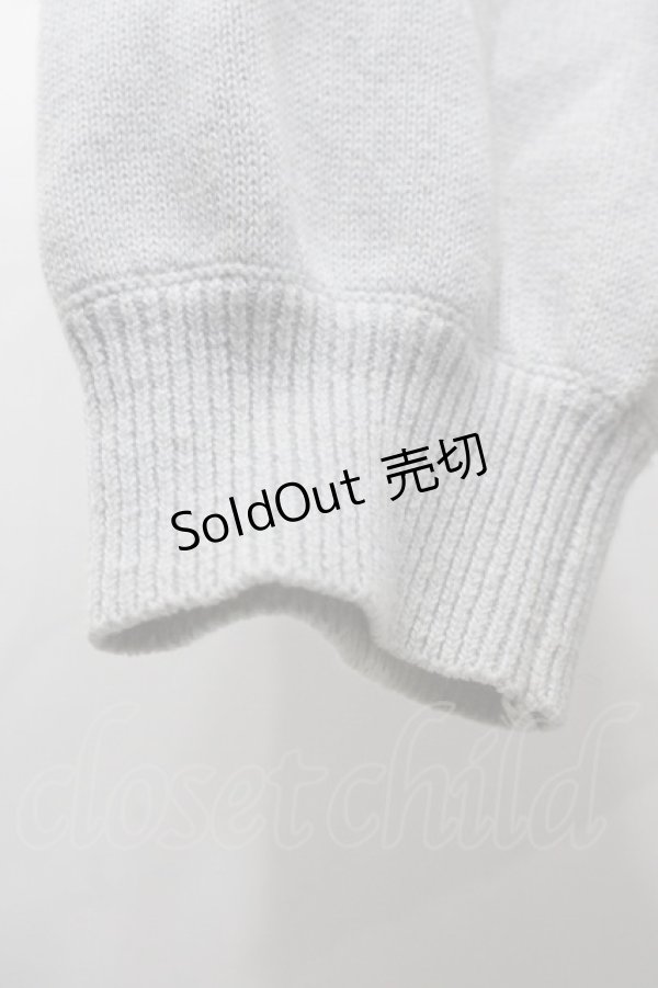 画像3: Ank Rouge / レース切替ロングニットカーディガン  ブルーＸ白 I-25-07-23-017-CA-TO-HD-ZI (3)