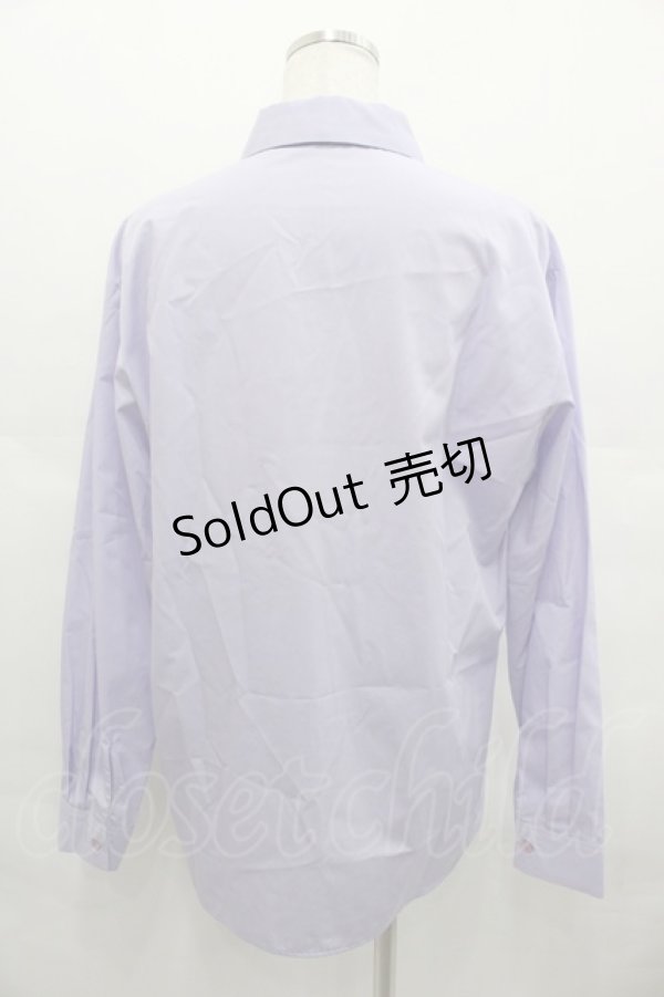 画像2: MILKBOY / FUSSYシャツ  ラベンダーＸ黒 I-25-07-23-027-MB-BL-HD-ZI (2)