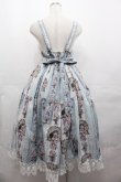 画像2: RoyalPrincessAlice / Rococo Rose Catジャンパースカート  サックス I-25-07-27-059-LO-OP-HD-ZI (2)