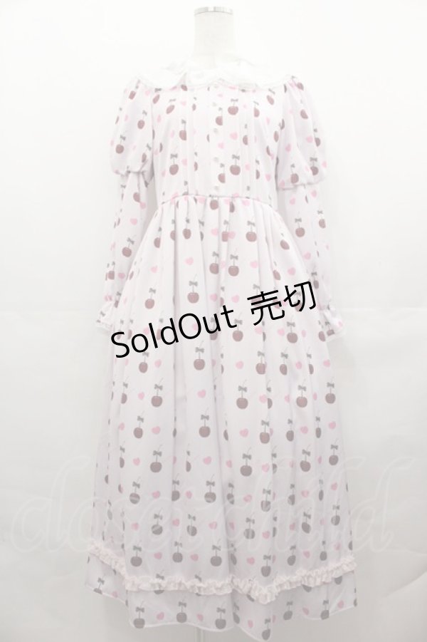 画像1: Lolime by mellfy memory / Queen of Cherryワンピース  ピンク I-25-07-27-070-LO-OP-HD-ZI (1)