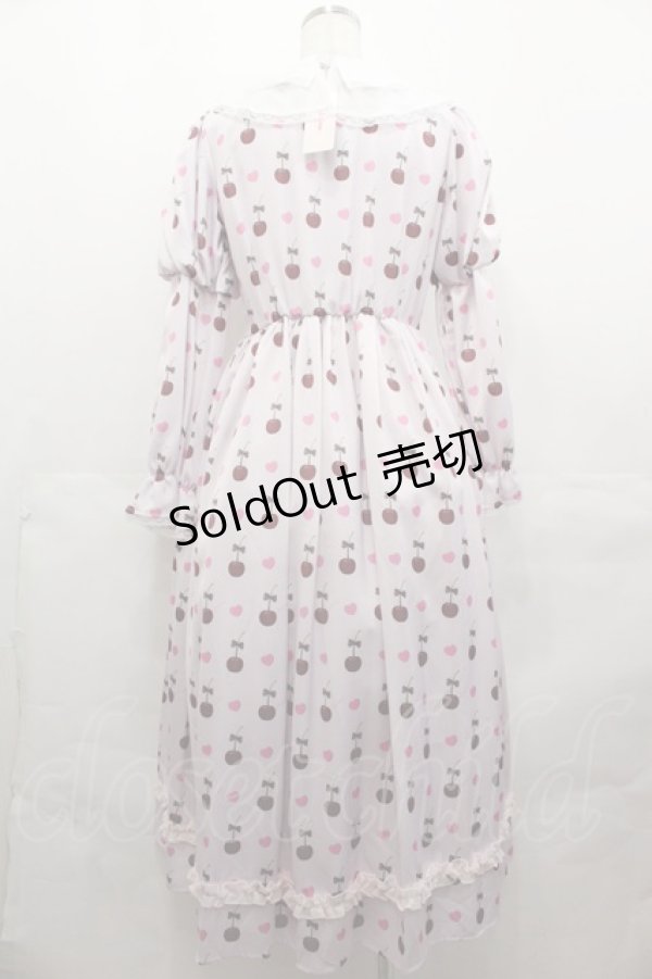 画像2: Lolime by mellfy memory / Queen of Cherryワンピース  ピンク I-25-07-27-070-LO-OP-HD-ZI (2)