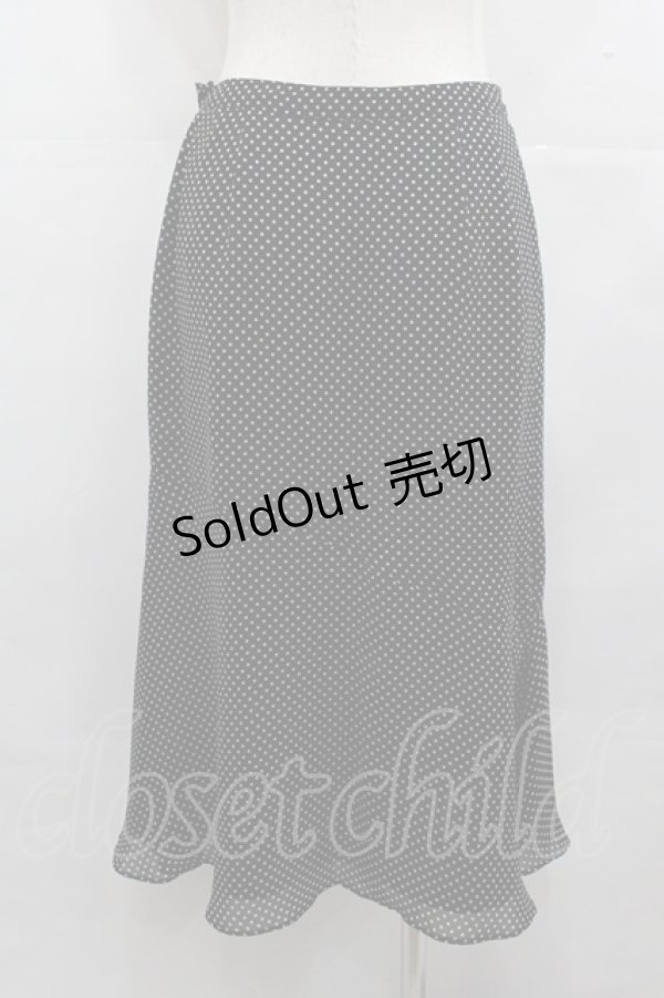 画像2: INGEBORG / ドットスカート  黒Ｘ白 I-25-07-27-104-LO-SK-HD-ZI (2)