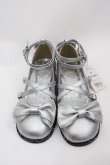 画像1: Angelic Pretty / Tea Partyシューズ M シルバー I-25-07-27-112-AP-SH-HD-ZI (1)