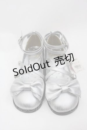 画像: Angelic Pretty / Tea Partyシューズ M シルバー I-25-07-27-112-AP-SH-HD-ZI