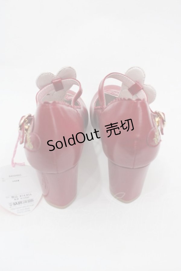 画像2: BABY,THE STARS SHINE BRIGHT / LOVE HEARTシューズ M 赤 I-25-07-27-115-BA-SH-HD-ZT0213R (2)