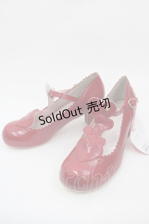 画像3: BABY,THE STARS SHINE BRIGHT / LOVE HEARTシューズ M 赤 I-25-07-27-115-BA-SH-HD-ZT0213R (3)