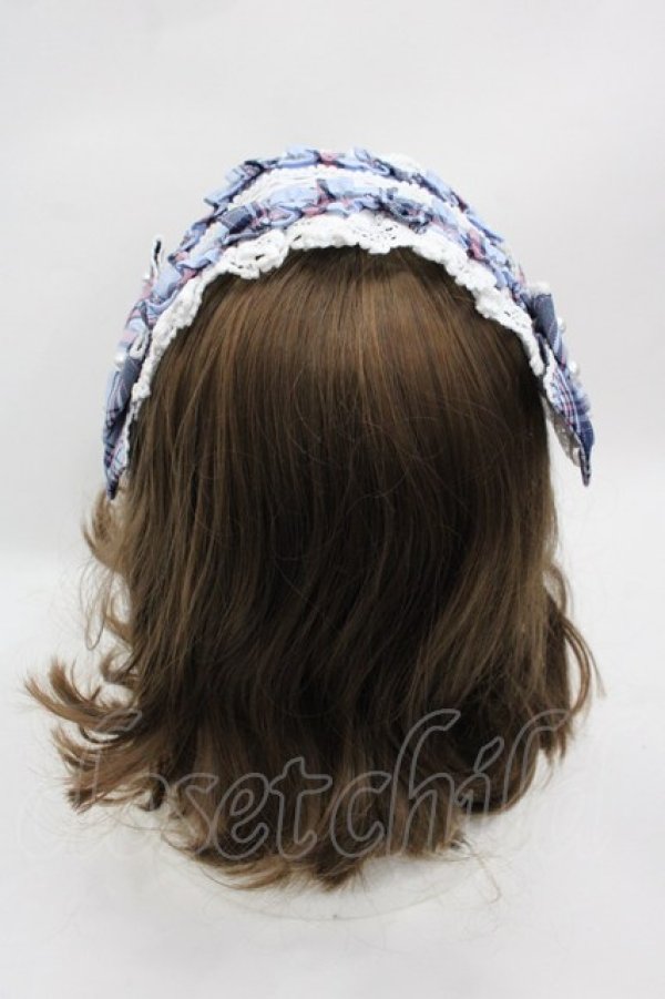 Angelic Pretty チェックおしゃまフリルヘッドドレス（タータン） Angelic Pretty / おしゃまフリルヘッドドレス（タータン