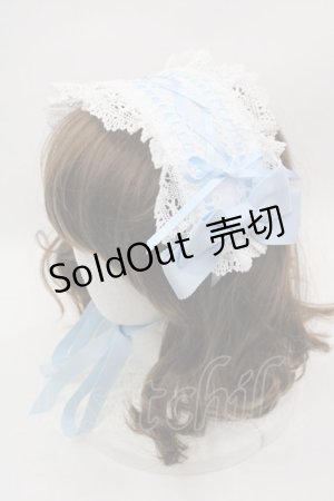 画像: BABY,THE STARS SHINE BRIGHT / はしごレースのスピンドールヘッドドレス  サックス I-25-07-27-121-BA-AC-HD-ZI