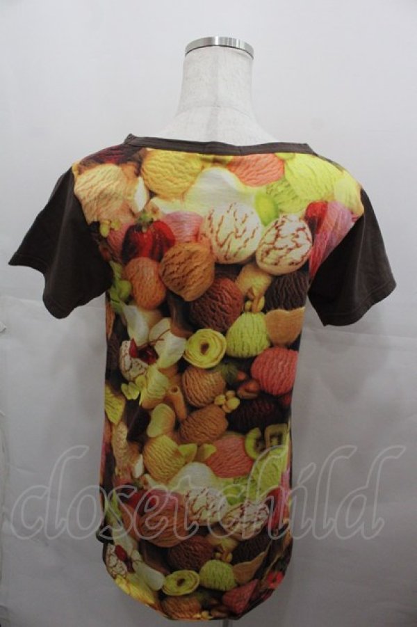 画像2: MILK / Sweet Scoops Long Tee  ブラウン I-25-07-27-027-ML-TO-HD-ZI (2)