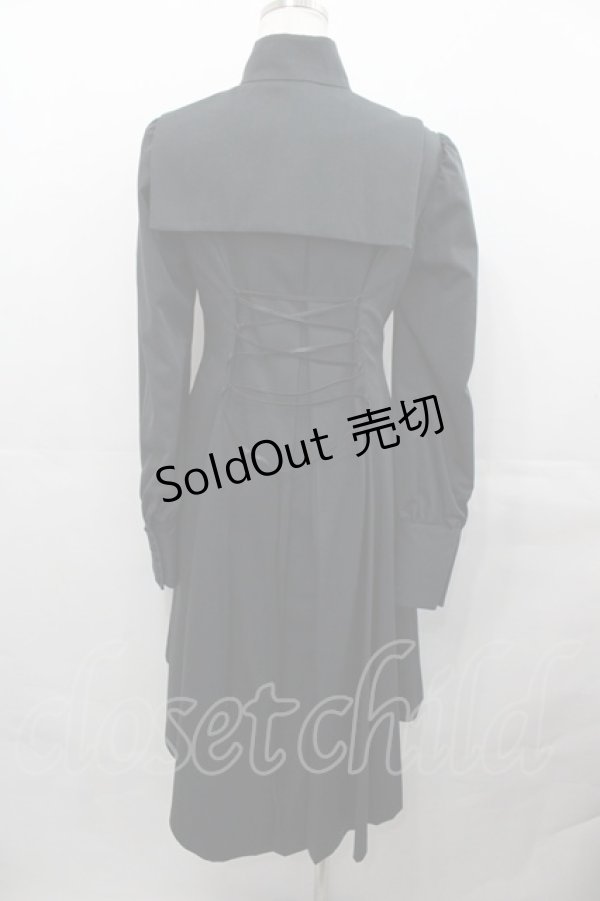 画像2: ATELIER BOZ / クラリッサワンピース  黒 I-25-07-30-071-EL-OP-HD-ZI (2)