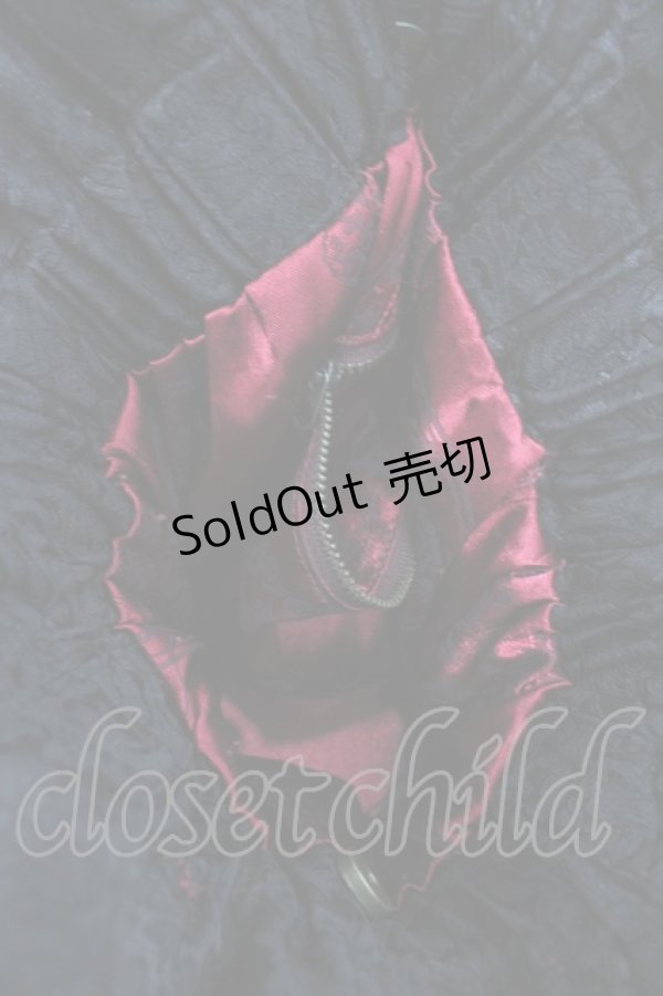 画像3: Ozz oneste / 和リボン巾着ショルダーバッグ  黒Ｘピンク I-25-07-30-095-OO-BG-HD-ZI (3)