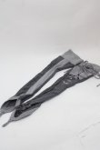 画像2: Ozz Croce / 編み上げシースルーアームカバー  グレー I-25-07-30-122-OO-ZA-HD-ZI (2)