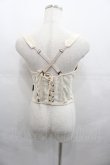 画像2: Ozz oneste / 薔薇刺繍ホルタービスチェ  アイボリー I-25-07-30-014-OO-TO-HD-ZI (2)
