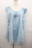画像1: PINK HOUSE / PETER RABBIT TABLIER  サックス I-25-07-30-029-LO-TO-HD-ZI (1)