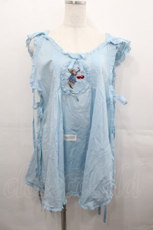 画像: PINK HOUSE / PETER RABBIT TABLIER  サックス I-25-07-30-029-LO-TO-HD-ZI