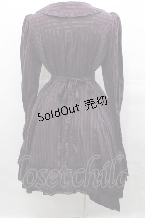 画像2: ALICE and the PIRATES / DIDOLuLaLaレジメンタルワンピース  ボルドー I-25-07-30-032-PA-OP-HD-ZI (2)